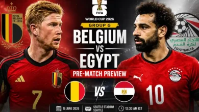 Belgium vs Egypt Pre-Match Preview Group G FIFA WC 26