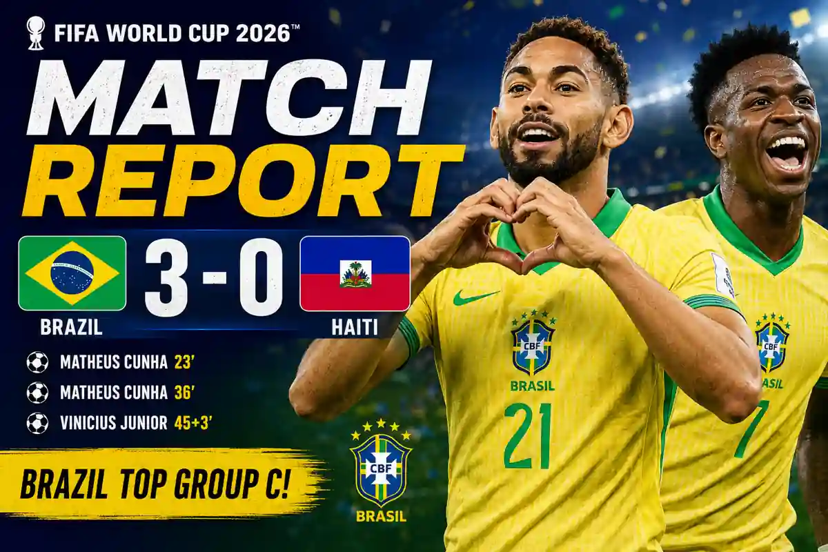 Brazil vs Haiti Match Report: 3-0 Triumph.. 1 Brazil vs Haiti Match Report: 3-0 Triumph