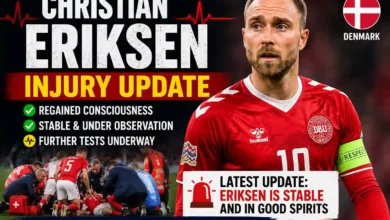 Christian Eriksen Injury Update: Denmark Midfielder Stable After Match Scare