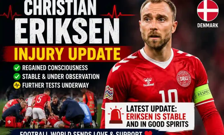 Christian Eriksen Injury Update: Denmark Midfielder Stable After Match Scare