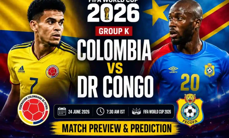 Colombia vs DR Congo FIFA World Cup 2026