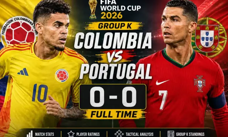 Colombia vs Portugal Group K