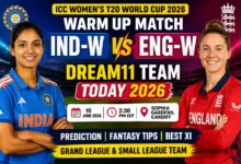 IND-W vs ENG-W Warm Up Match Dream11 Team Today 2026 Fantasy Cricket Tips and Prediction