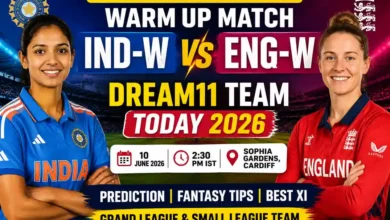 IND-W vs ENG-W Warm Up Match Dream11 Team Today 2026 Fantasy Cricket Tips and Prediction