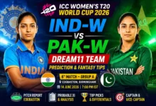 IND-W vs PAK-W Dream11 Team ICC T20 World Cup 2026