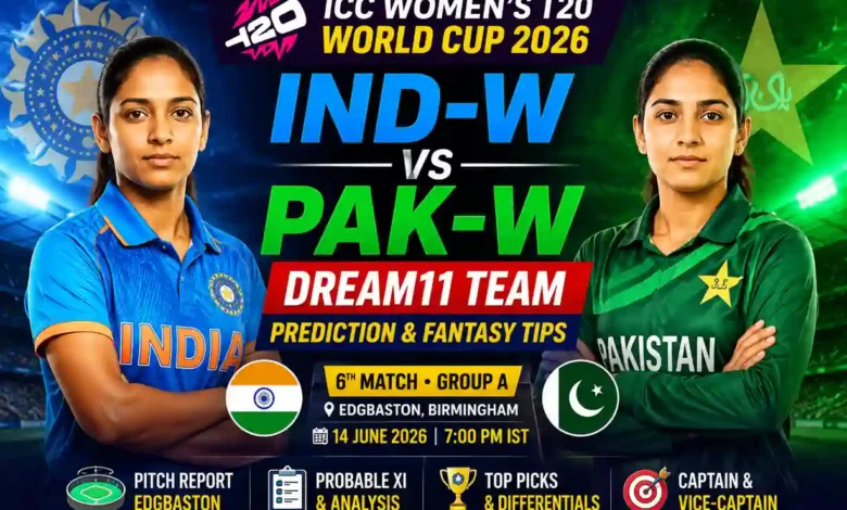 IND-W vs PAK-W Dream11 Team ICC T20 World Cup 2026