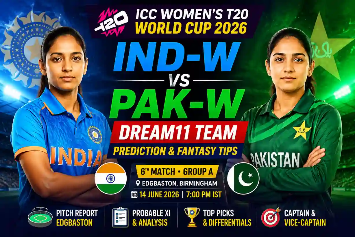 IND-W vs PAK-W Dream11 Team ICC T20 World Cup 2026