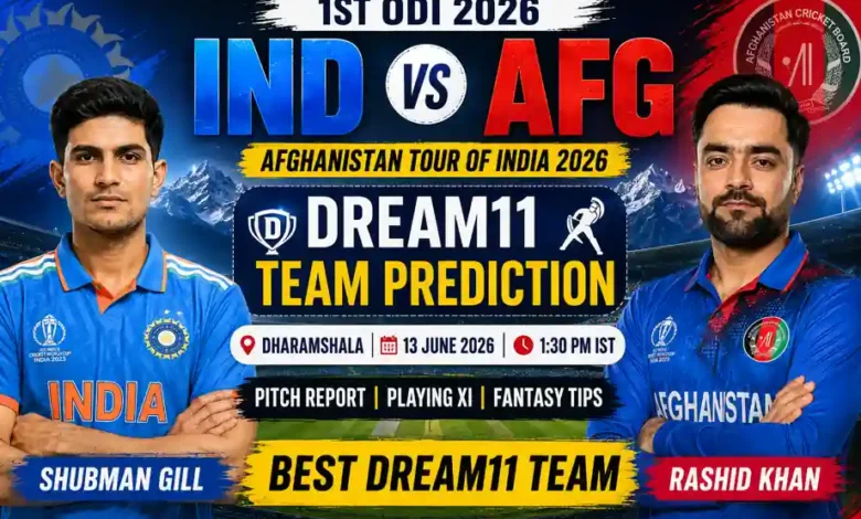 IND vs AFG Dream11 Team Prediction First ODI 2026