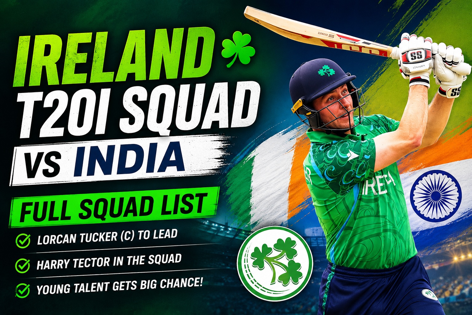 Ireland T20I Squad vs India
