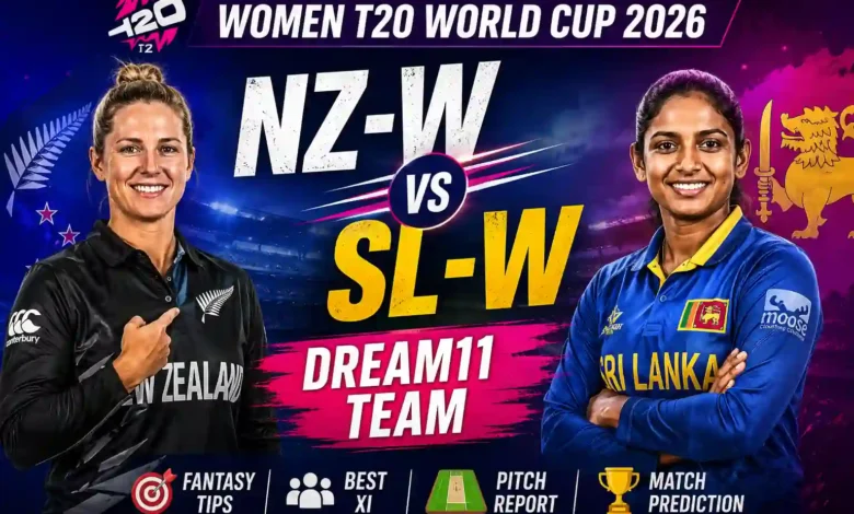 nz-w vs sl-w dream11 team women T20 world cup 2026