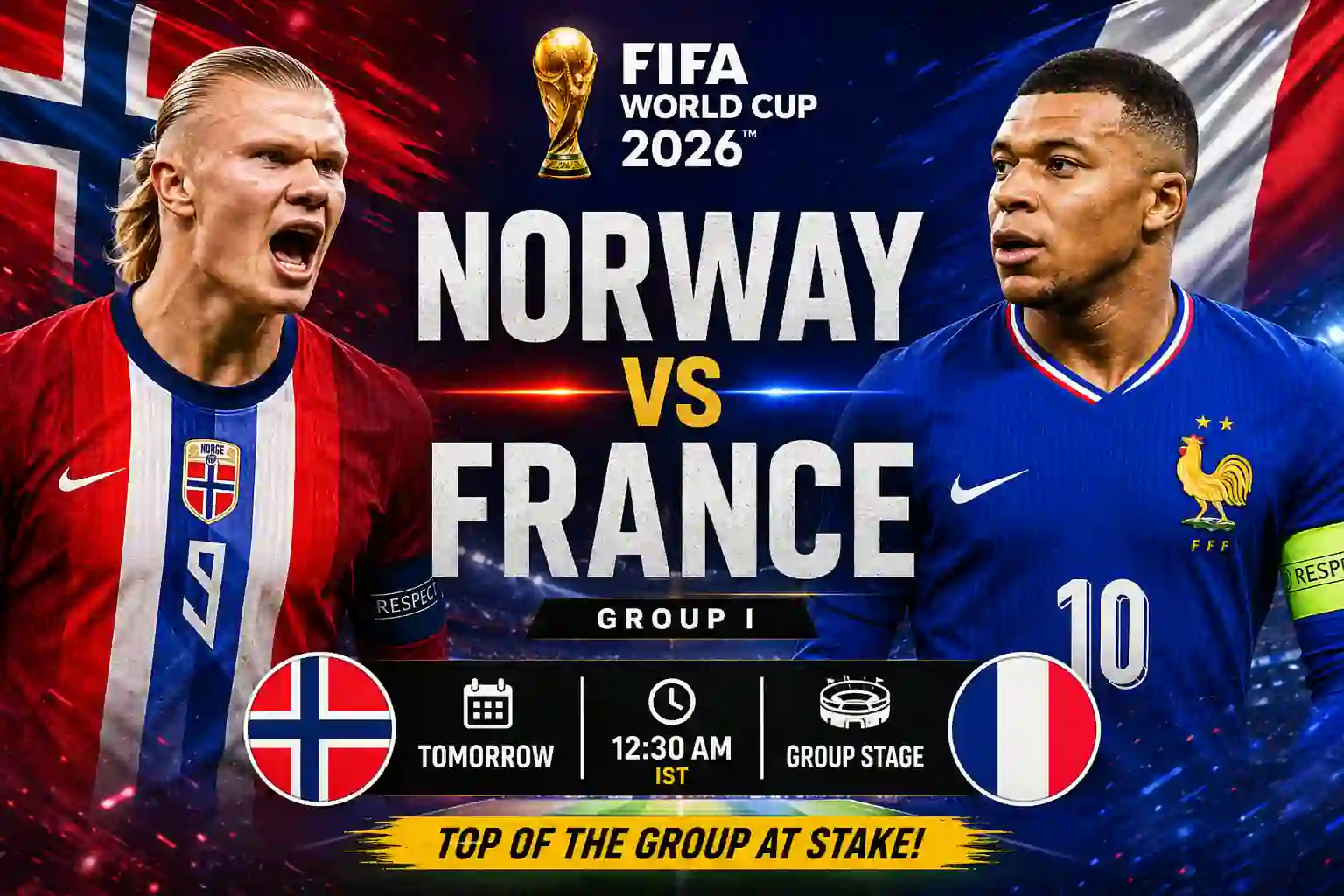 Superb Norway vs France FIFA WC 2026 Prediction 1 Norway vs France FIFA WC 2026 Prediction