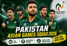 Pakistan Asian Games Squad 2026