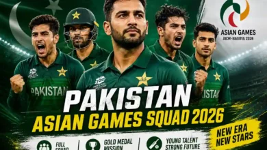 Pakistan Asian Games Squad 2026