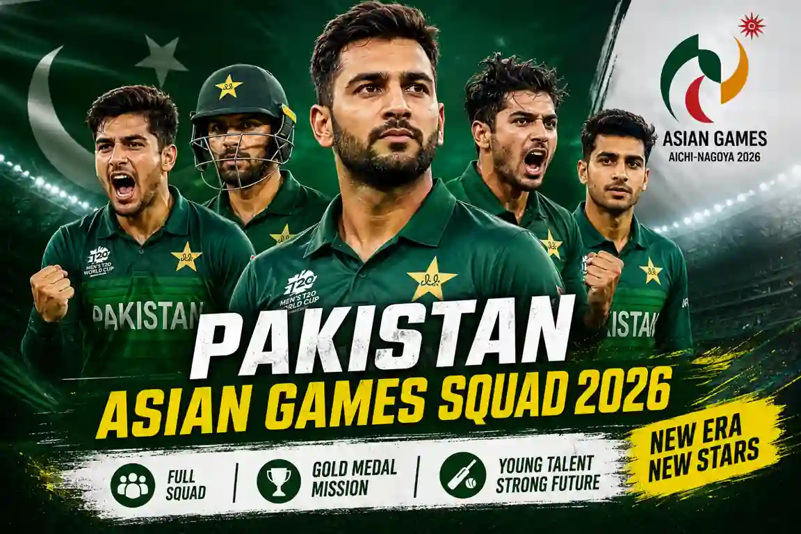 Pakistan Asian Games Squad 2026