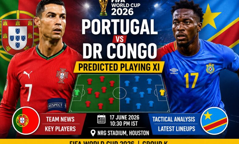 Portugal vs DR Congo Predicted Playing XI
