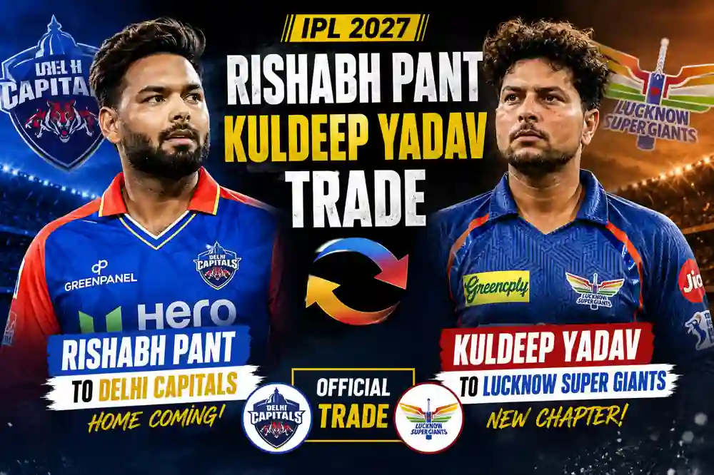 Rishabh Pant Kuldeep Yadav Trade IPL 20 Shocking Deal 1 Rishabh Pant Kuldeep Yadav Trade Delhi Capitals LSG IPL 2027