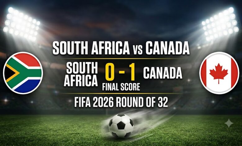 South Africa vs Canada FIFA 2026 Round of 32 featured image