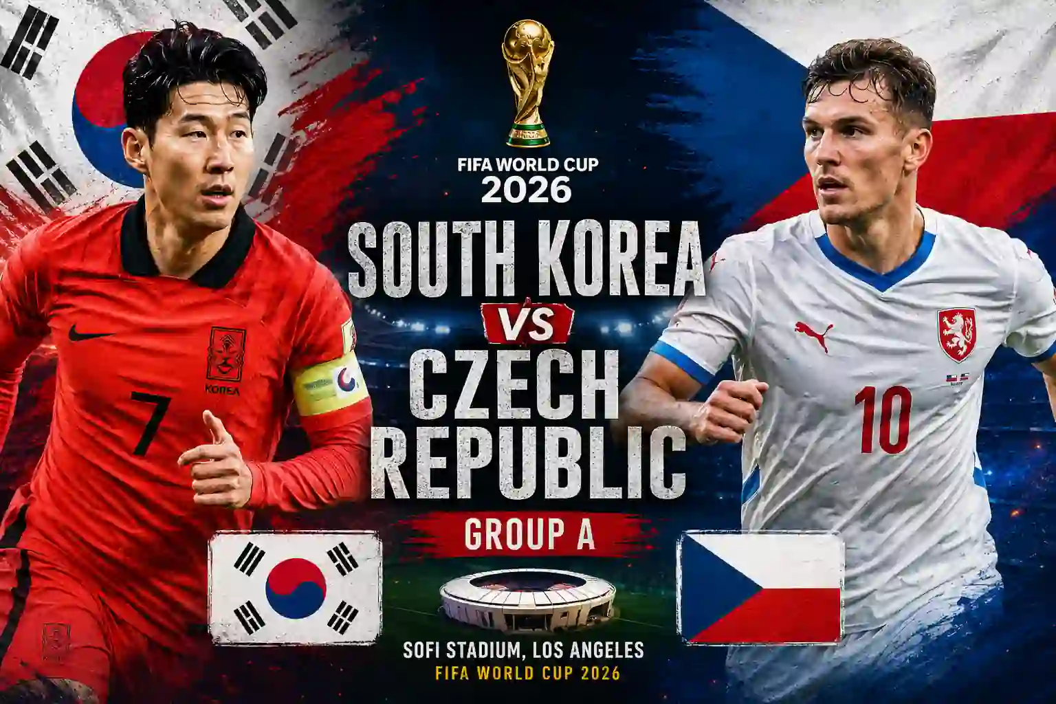 South Korea vs Czech Republic FIFA World Cup 2026 Group A Match 1 South Korea vs Czech Republic