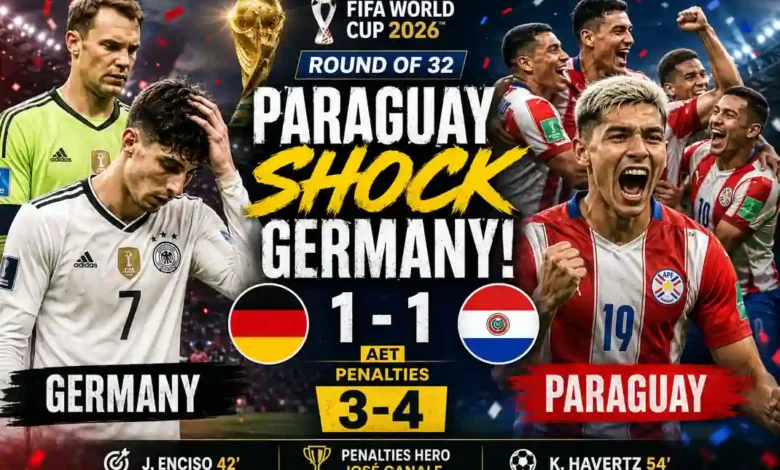 Germany vs Paraguay Round of 32 FIFA World Cup 2026