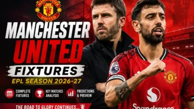 Manchester United Fixtures EPL Season 2026-27 Full Schedule 8 Manchester United Fixtures EPL Season 2026-27