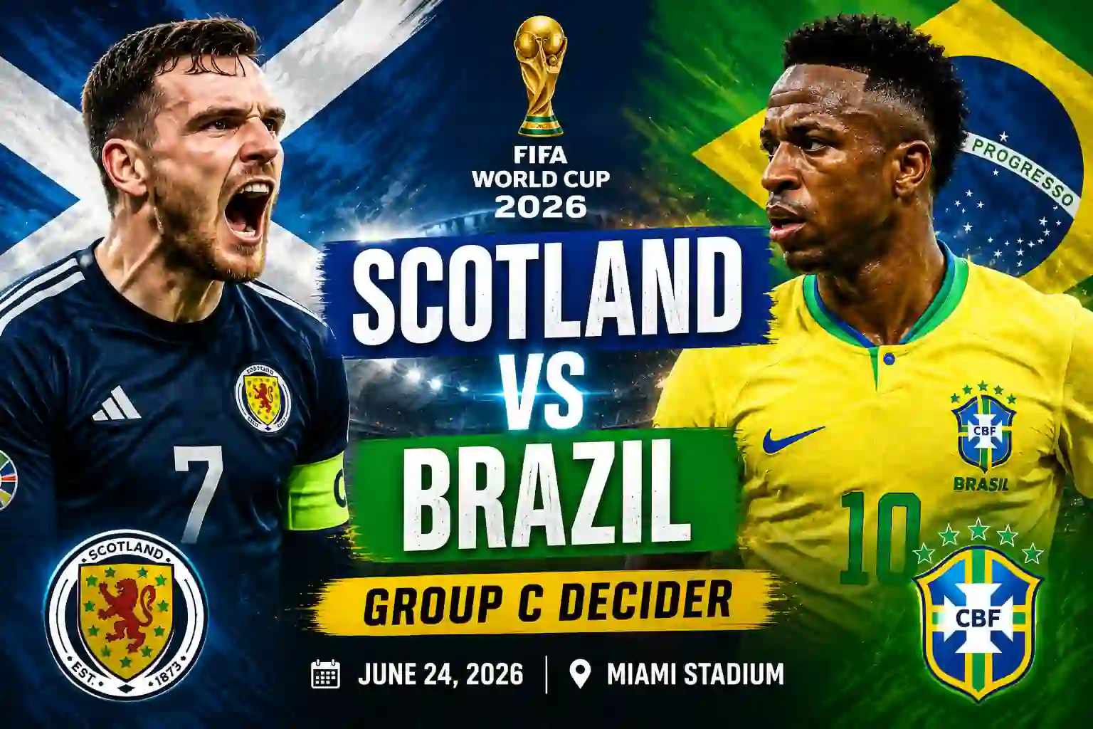 Scotland vs Brazil FIFA World Cup 2026: Epic Group C Clash Preview