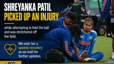 Shreyanka Patil Injury Update