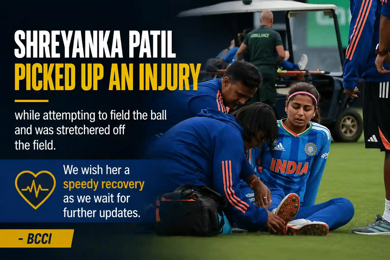 Shreyanka Patil Injury Update