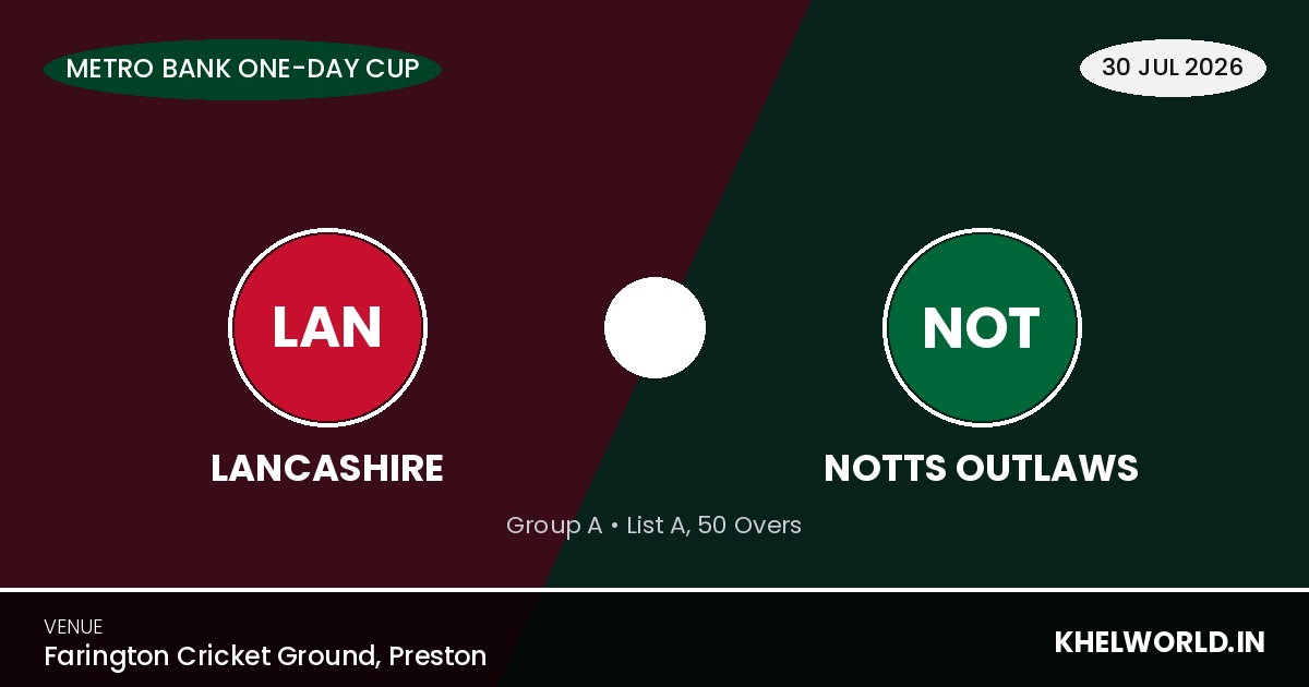 Lancashire vs Nottinghamshire