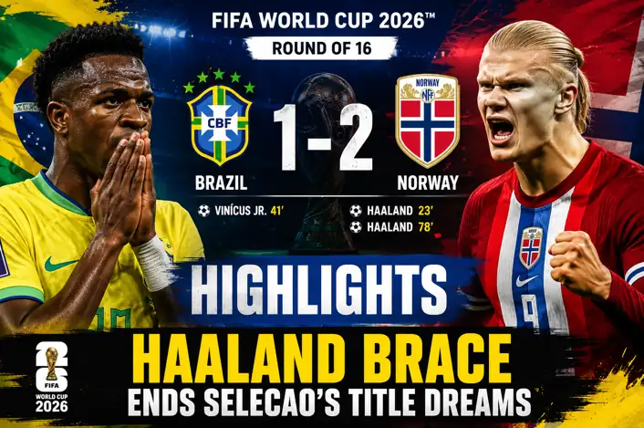 Brazil vs Norway World Cup 2026 Highlights