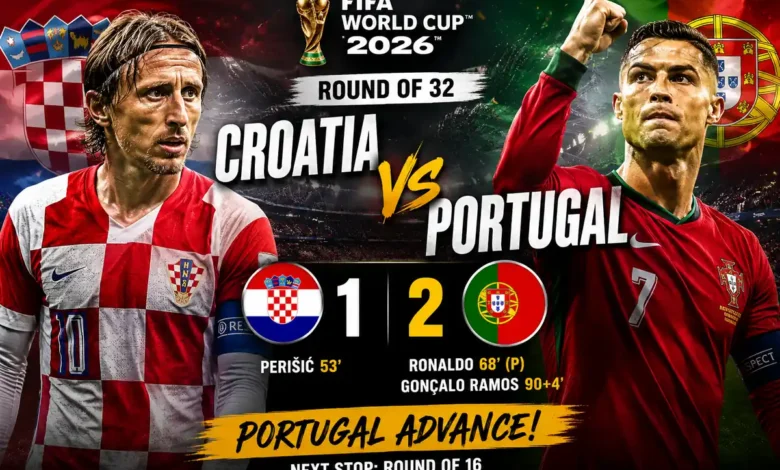 Croatia vs Portugal Round Of 32 Fifa World Cup 2026