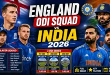 England ODI Squad vs India 2026