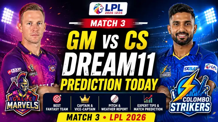 GM vs CS Dream11 Prediction Today