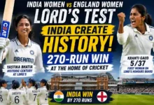 India Women vs England Women Lord's Test