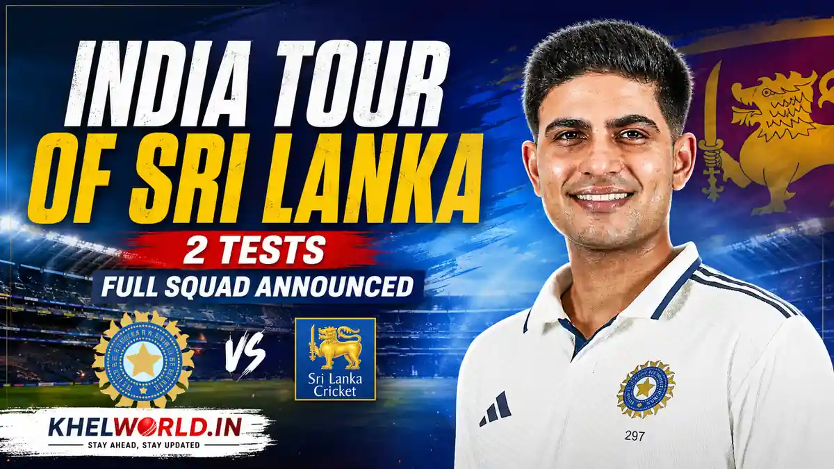 India Announce 15-Member Test Squad for Sri Lanka Tour: Gill to Lead, Jadeja Returns, Jain Gets Maiden Call-Up 1 India Full Squad for the Sri Lanka Tests