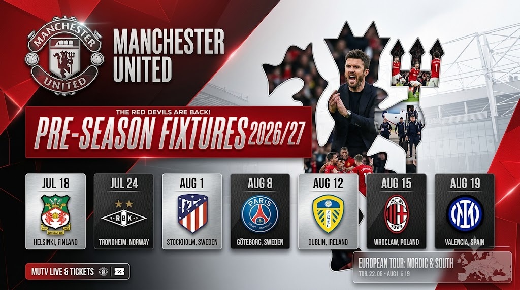 Manchester United's 2026 pre-season tour 1 Manchester United's 2026 pre-season tour