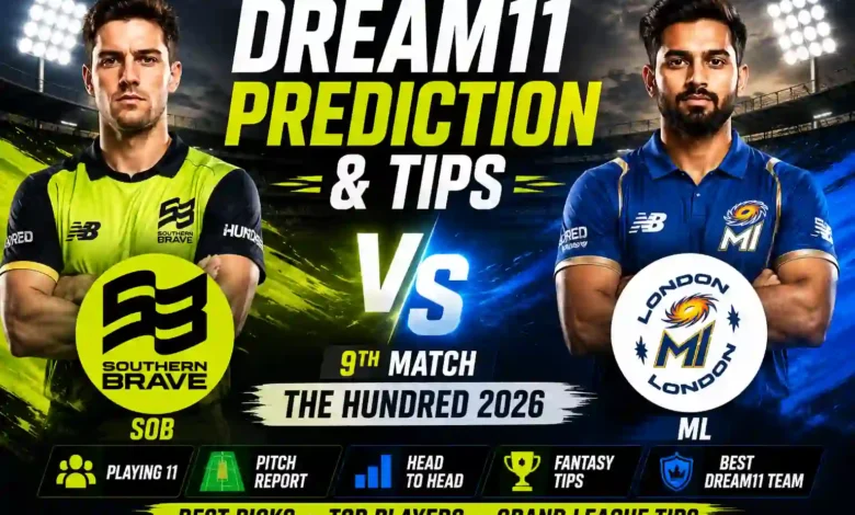 SOB vs ML Dream11 Team Today Match 9