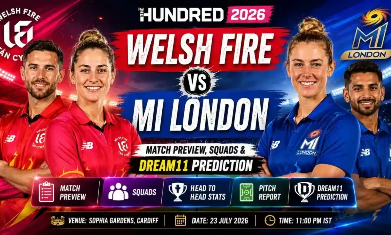 Welsh Fire vs MI London