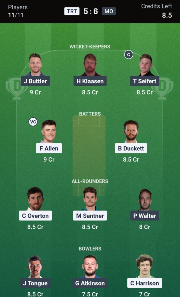 Trt vs mo dream11 prediction 