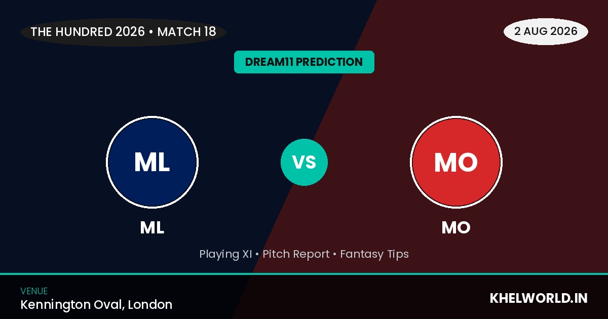 ML vs MO Dream11 Prediction