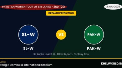 SL-W vs PAK-W Dream11 Prediction 2nd T20: Playing XI, Pitch Report, and the Dulani Factor 6 SL-W vs PAK-W Dream11 Prediction 2nd T20