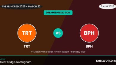 TRT vs BPH Dream11 Prediction, Match 22, The Hundred Men's 2026: Playing XI, Pitch Report 3 TRT vs BPH Dream11 Prediction