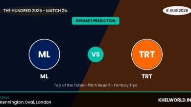 26 ml vs trt dream11