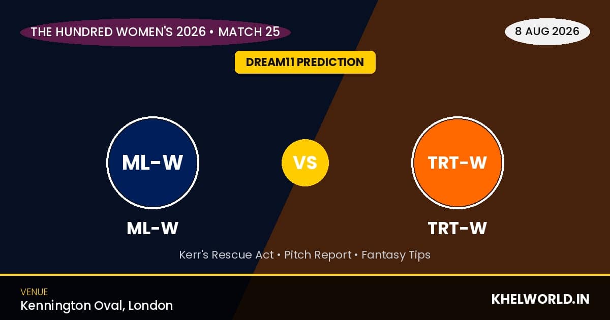 ML-W vs TRT-W Dream11 Prediction