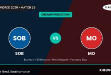 SOB vs MO Dream11 Prediction