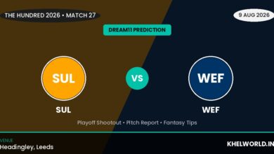 SUL vs WEF Dream11 Prediction