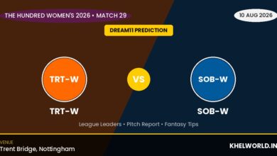 TRT-W vs SOB-W Dream11 Prediction, Match 29, The Hundred Women's 2026: Playing XI, Pitch Report 2 34 trt w vs sob w dream11