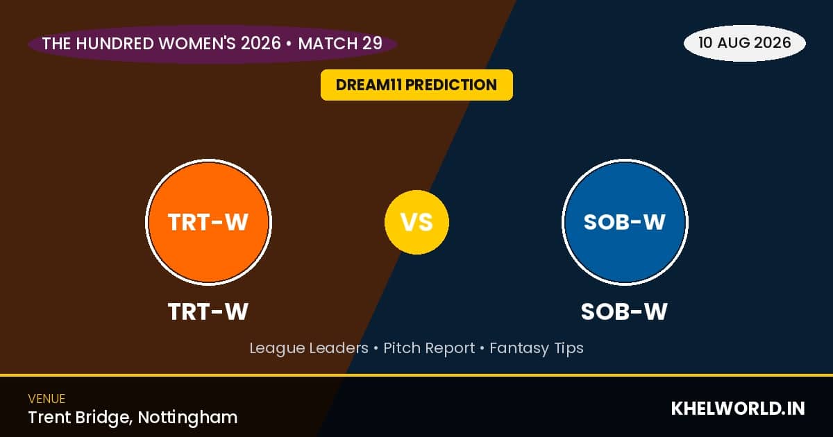 34 trt w vs sob w dream11