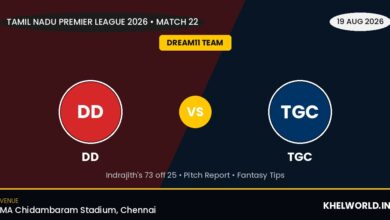 DD vs TGC Dream11 Team