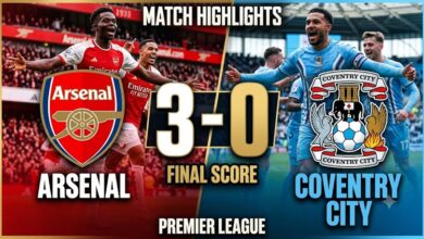 Arsenal vs Coventry City Match Highlights & Tactical Breakdown (3-0) 1 Arsenal vs Coventry City , Arsenal Thrased Coventry By 3-0