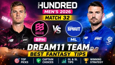 BPH vs ML Dream11 Team Today Match 32: The Hundred Men's 2026 Best Fantasy Tips 2 BPH vs ML Dream11 Team Today Match 32: The Hundred Men's 2026 Best Fantasy Tips